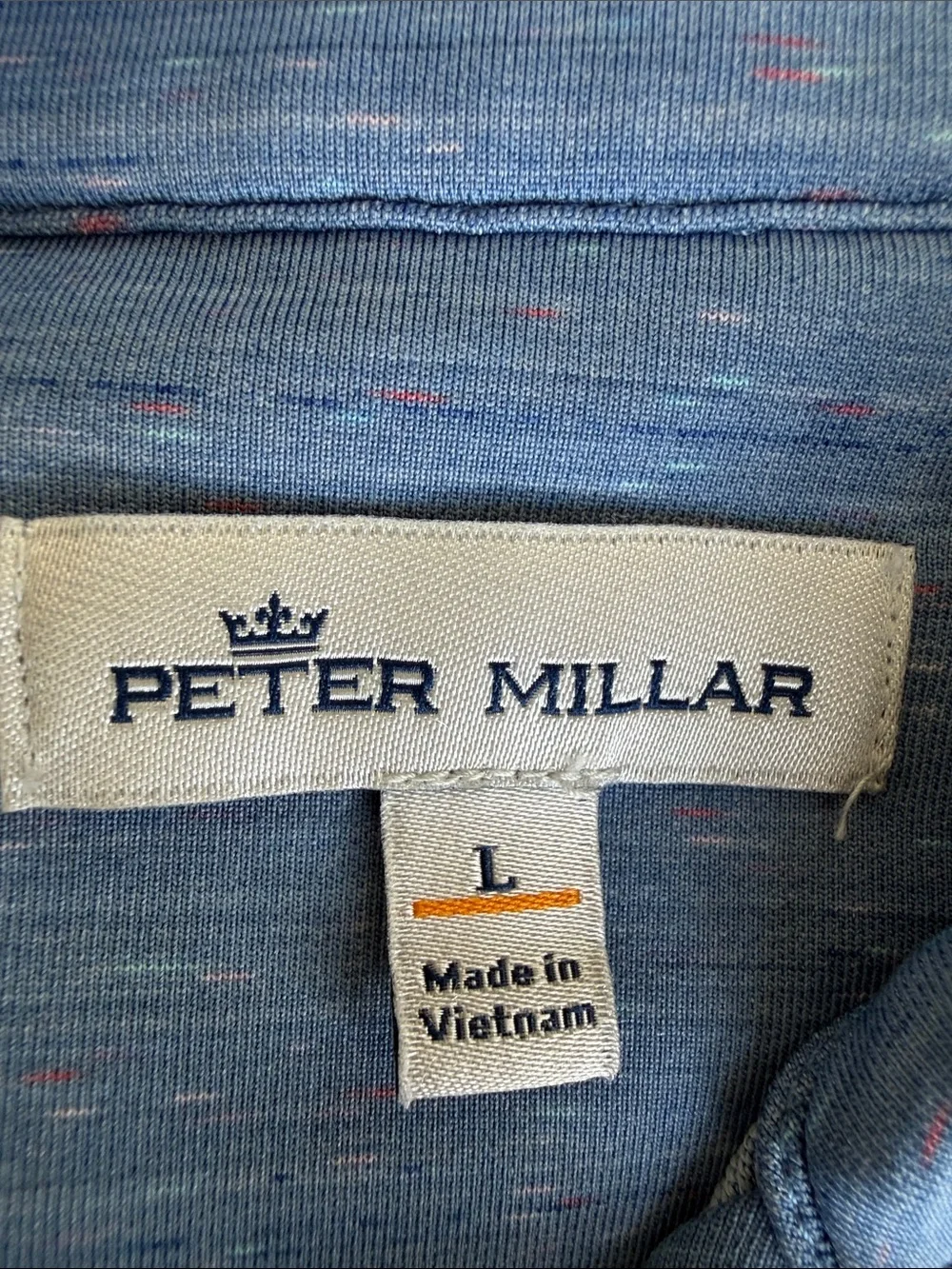 Pumpkin Ridge Peter Millar Blue Men’s quarter Zip Sweater